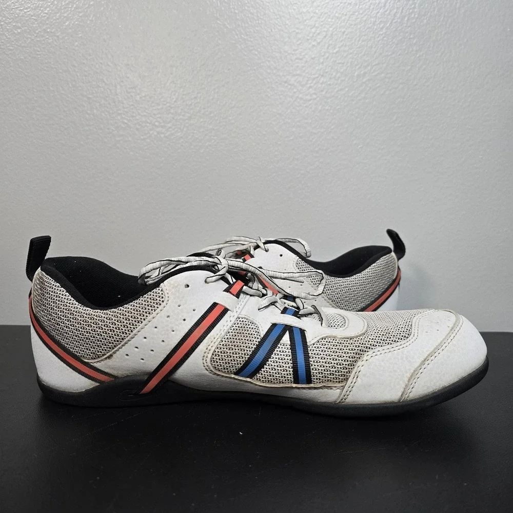Xero Shoes Mens 11 White Prio Barefoot Minimalist Running Sneakers Gym Training